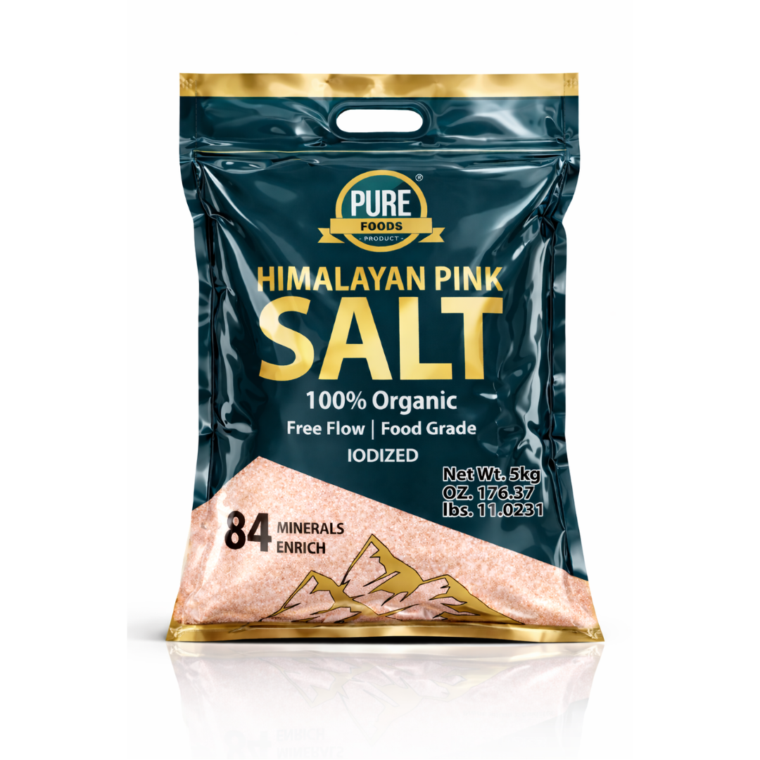 PURE HIMALAYAN PINK SALT FINE | BAG 5 Kg | 176.37 oz | 11.02 lbs
