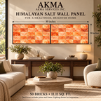 Himalayan Pink Salt Bricks – Pack of 50 | 8 × 4 × 2 Inches