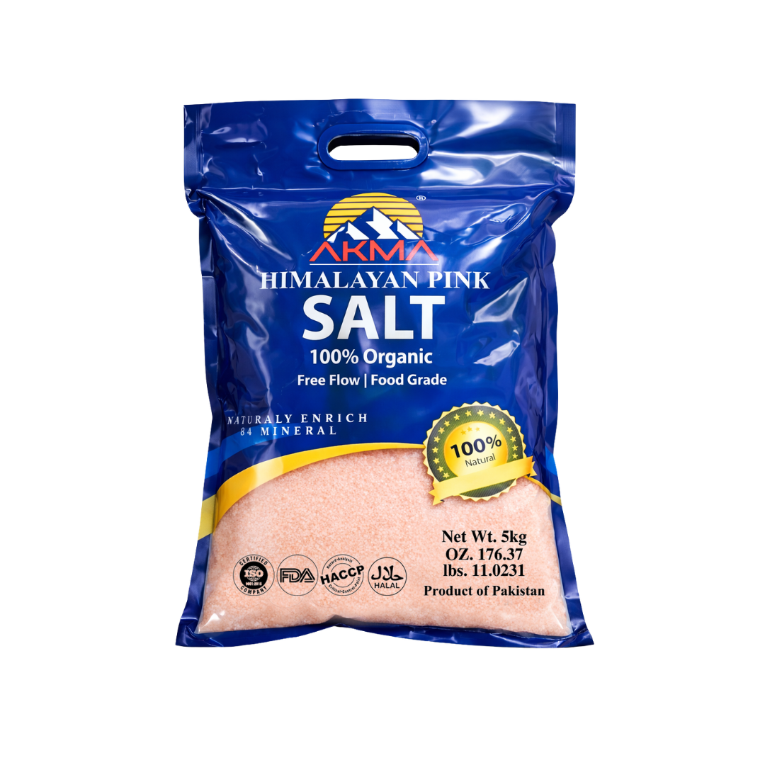 AKMA HIMALAYAN PINK SALT FINE | BAG 5 Kg | 176.37 oz | 11.02 lbs