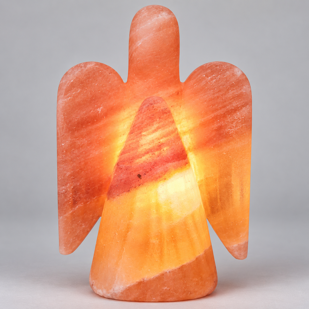 AKMA Angel Shape Pink Salt Lamp
