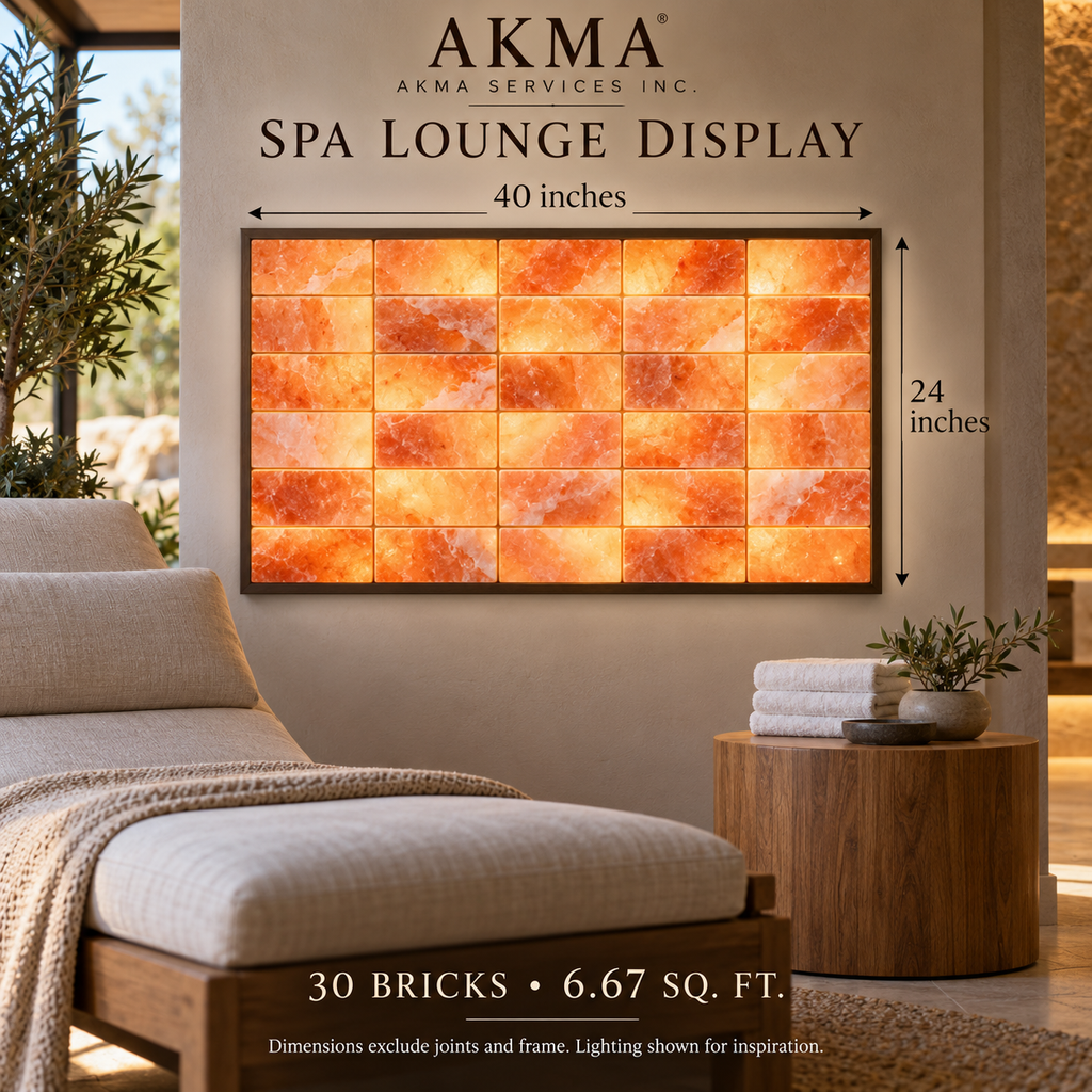 Himalayan Pink Salt Bricks – Pack of 30 | 8 × 4 × 2 Inches